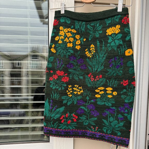Vintage Kenzo Knit skirt - Picture 1 of 5